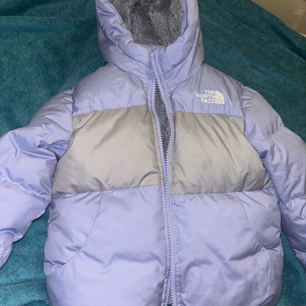 The North Face Purple Puffer Jacket